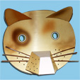 Masque de chat 3 D