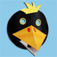 Masque de corbeau 3D