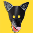 Masque de loup 3 D