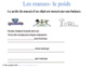 16 pages d'explications et d'activitÃ©s :  Les poids  Le systÃ¨me de mesure et d'Ã©quivalence  Exercices sur les conversions (g, kg ..)               Cette fiche est payante, vous pourrez la tÃ©lÃ©charger sous Acrobat pour le prix d'une communication surtaxÃ©e 
