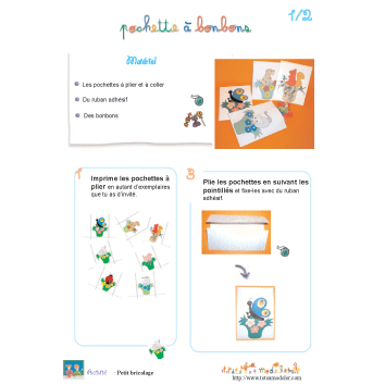 8 Pochettes à bonbons