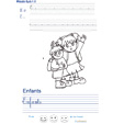 Exercice d'écriture sur les enfants