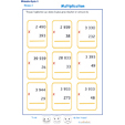 Imprimer des multiplications cycle 3 niveau 3 exercice 1