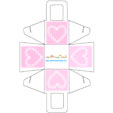 Panier cadeau rose