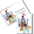Cartes d'anniversaire chevalier