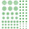 Flocons verts