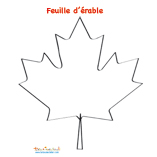 Mosaïque de la feuille d'érable 1