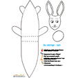 Coloriage jeu lapin