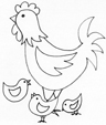 coloriage des animaux de la basse cours