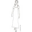 Coloriage de la princesse baby doll