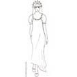 princesse à la robe empire