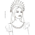 coloriage princesse imprimer Coloriage de la princesse des neiges