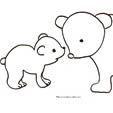 Coloriage des ours