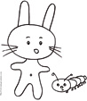 Coloriage de lapins