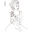 Coloriage princesse