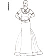coloriage princesse Coloriage de la princesse indienne