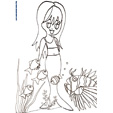 Coloriage sirène