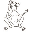 Coloriage des singes