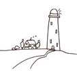 Coloriage d'un phare