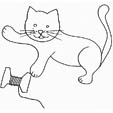 Coloriage chat
