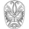 masque chinois