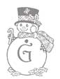 Coloriage lettre "G"