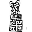 Coloriage de cadeaux dessin 8