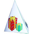 Cadeau de noel en papier