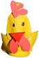 Coquetier poule sans queue