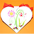 Pochette coeur pour bonbons