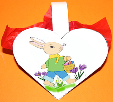 Pochette coeur a bonbons