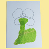 coller la feuille
