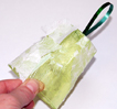 coller une premiere couche de papier blanc