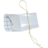 placer le fil doré sur le papier collant