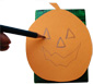Dessiner le visage de la citrouille