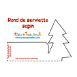 rond de serviette sapin