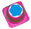 Coller des formes de couleur sur le fond des pots