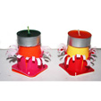 Bougies fleurs de table