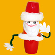 Mini Père Noël rigolo
