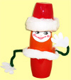 Père Noël en pot de petits suisses