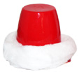 Coller du coton sur le chapeau
