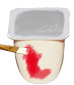 Peindre le pot en rouge