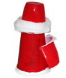 Coller le chapeau du Père Noël