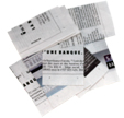 couper le papier journal