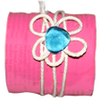 Bracelet en bouteille et cordelette