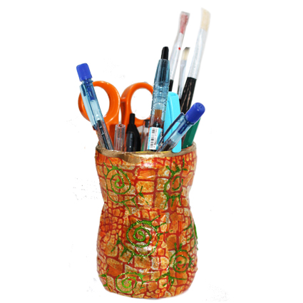Pot à crayons Décopatch