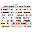 Sons à associer, planche 1