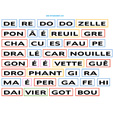 Syllabes à associer et à lire planche 3