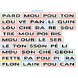 Etiquettes de syllabes