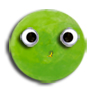 Coller les yeux mobiles